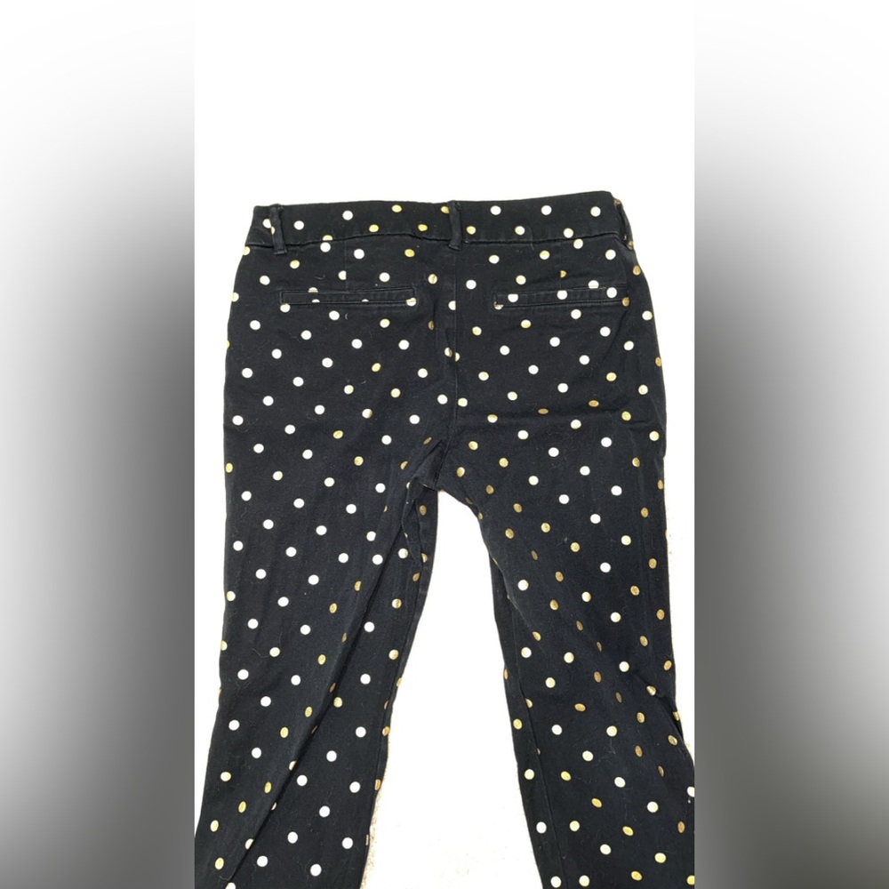 Old Navy Women’s Black Pixie Pants with Gold Dot Print - Picture 9 of 10